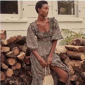 Dôen Brooke dress IN HARVEST MEADOW FLORAL